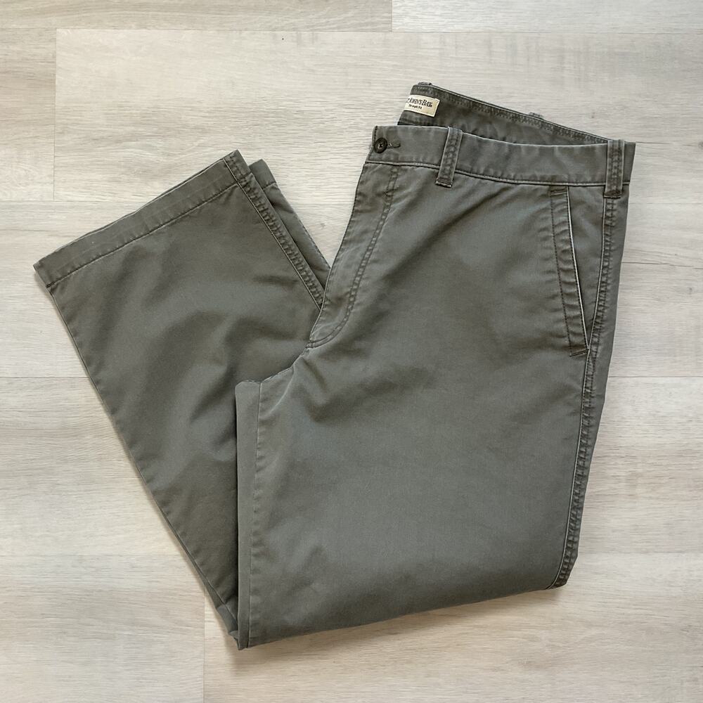 St Johns Bay Mens Easy Care Straight Fit Casual Jeans Taupe Grey Color 42 x 30
